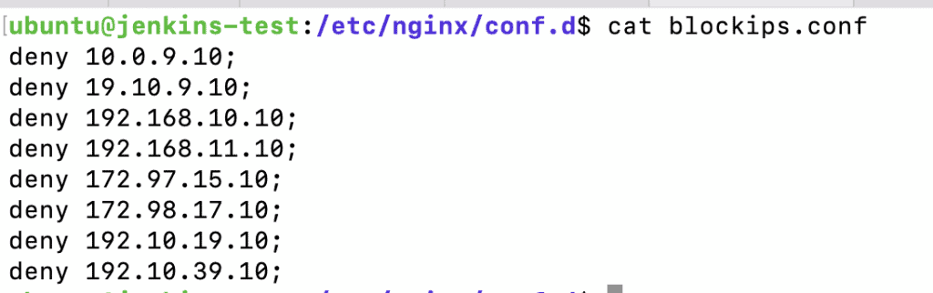 New Ansible playbook to block and unblock IP 3 image 2