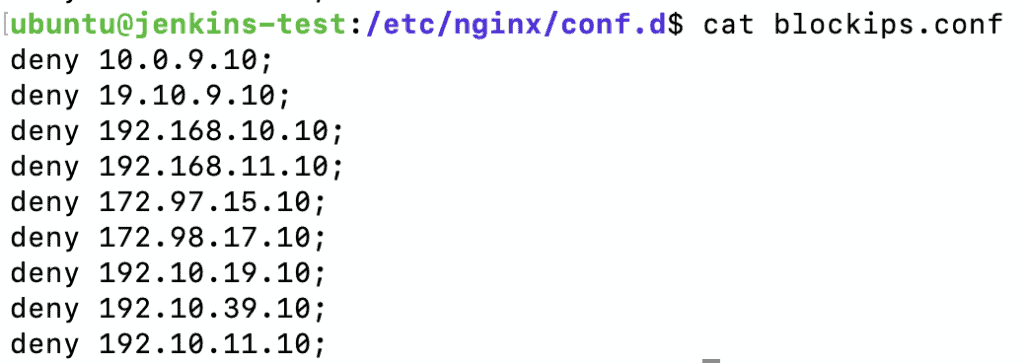 New Ansible playbook to block and unblock IP 4 image 3