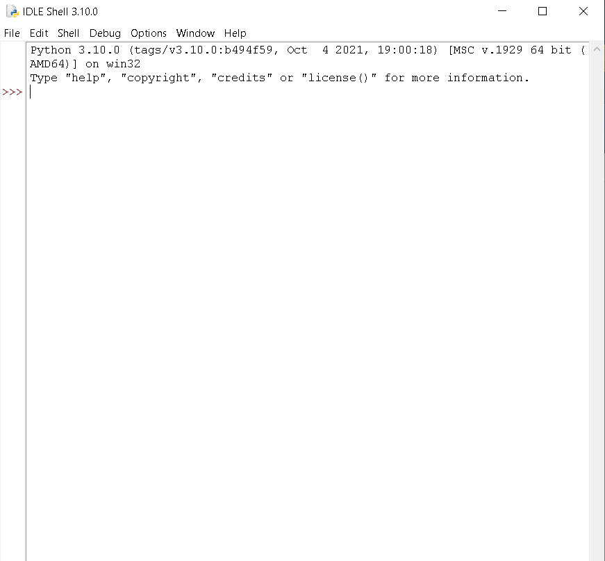 Installation of Python 8 IDLE