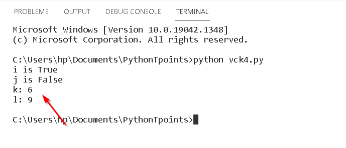 Python Literals 6 Python boolean literals