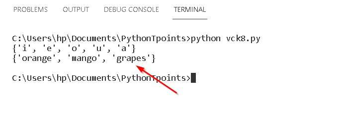 Python Literals 10 Python set literals