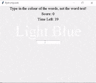 Python Tkinter Color Game 2 Python Tkinter color game