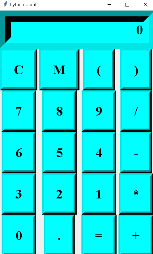 Python Tkinter Simple Calculator 1 Python tkinter simple calculator