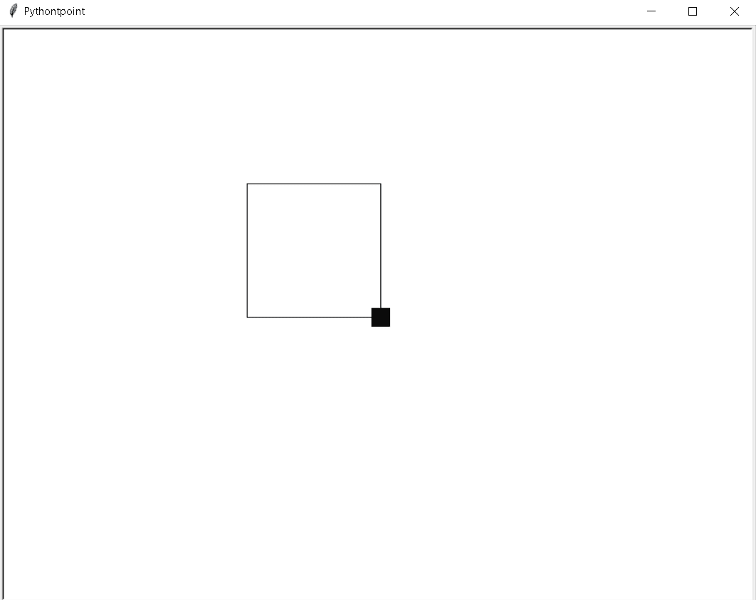 Python turtle square example