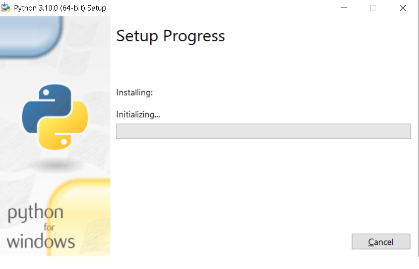 Installation of Python 4 Setup Process