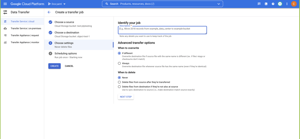 GCP-Transferring Data from one Project to Another using GCP 5 image 12