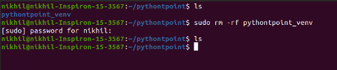 Django Environment Configuration or Setup 5 Removing of the Virtual Environment