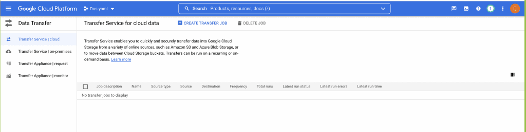 GCP-Transferring Data from one Project to Another using GCP 1 GCP